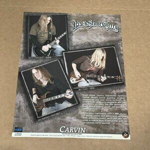 Black Stone Cherry - Carvin Guitars - 2007 Print Advertisement